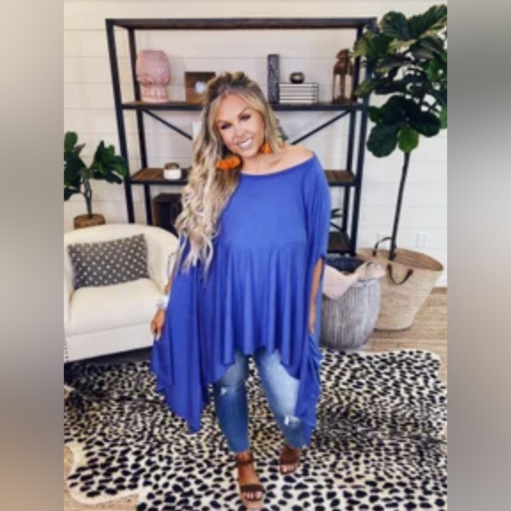Cherish Poncho Tunic - One size